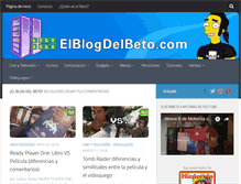 Tablet Screenshot of elblogdelbeto.com